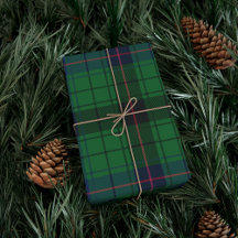 Tartan Klan Davidson Play Grönt Black Blue