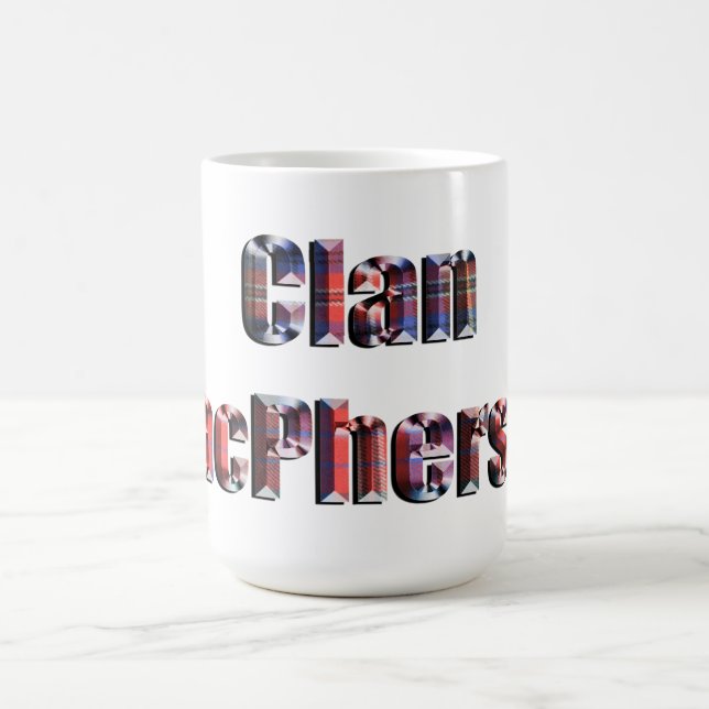 Tartan Klan Macferson Namn Kaffemugg (Center)
