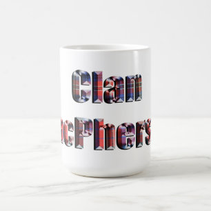 Tartan Klan Macferson Namn Kaffemugg