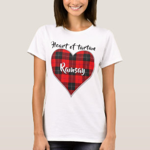 Tartan Klan Ramsay Red and Black Play T Shirt