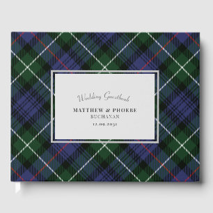Tartan-klanen MacKenzie-ruta lila grön rutig Gästböcker