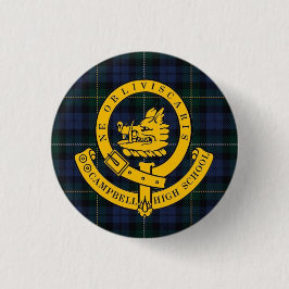 Tartan Logotyp Badge Knapp