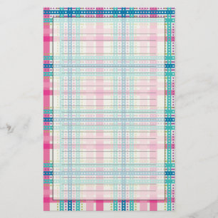 Tartan, mönster brevpapper
