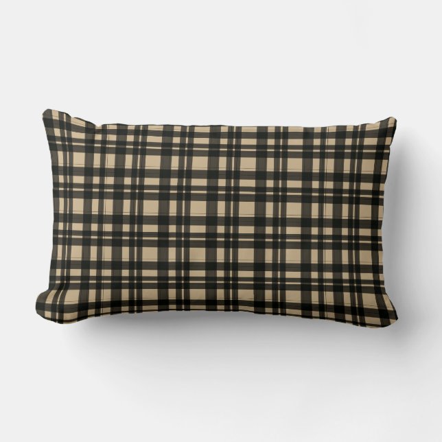 Tartan mönster dekorativ kudde (Framsida)
