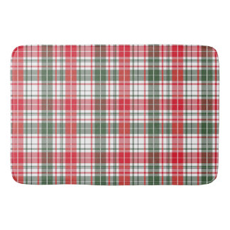 Tartan Mönster Fabric Large Bath Mat Badrumsmatta
