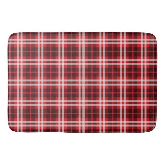 Tartan Mönster Fabric Large Bath Mat Badrumsmatta