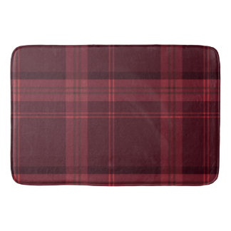 Tartan Mönster Fabric Large Bath Mat Badrumsmatta