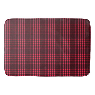 Tartan Mönster Fabric Large Bath Mat Badrumsmatta