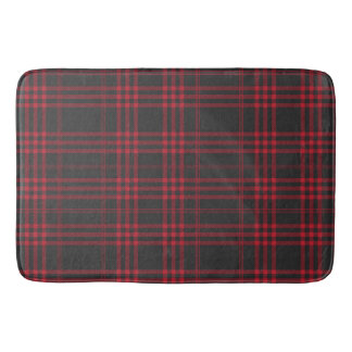 Tartan Mönster Fabric Large Bath Mat Badrumsmatta