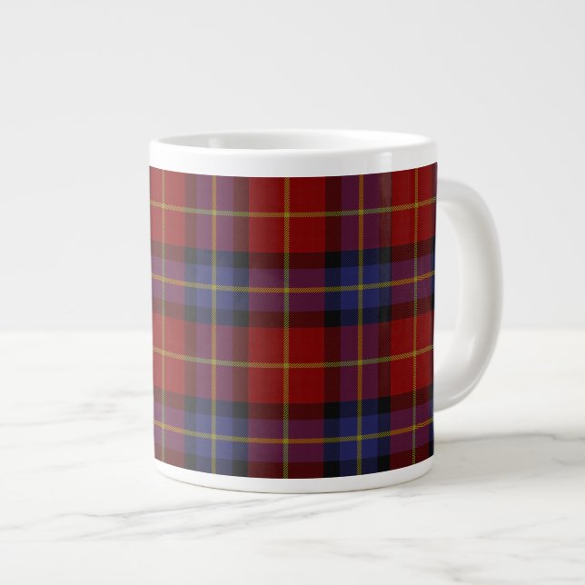 Tartan mönster jumbo mugg (Framsida höger)