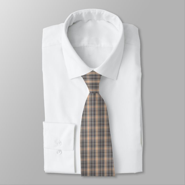 Tartan Mönster- Neck Tie Slips (Bunden)