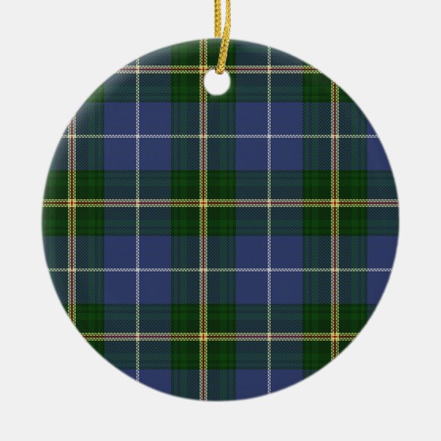 Tartan of Nova Scotia Julgransprydnad Keramik (Framsidan)