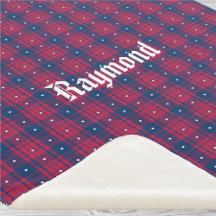 Tartan - Patriotic - Red Blue White Stars