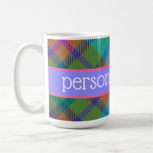 Tartan personlig kaffemugg