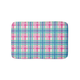 Tartan plädmönster badrumsmatta