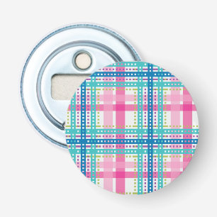 Tartan plädmönster flasköppnare