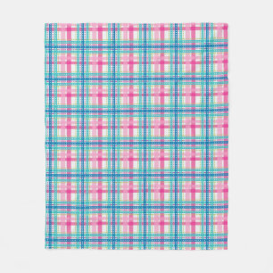 Tartan plädmönster fleecefilt
