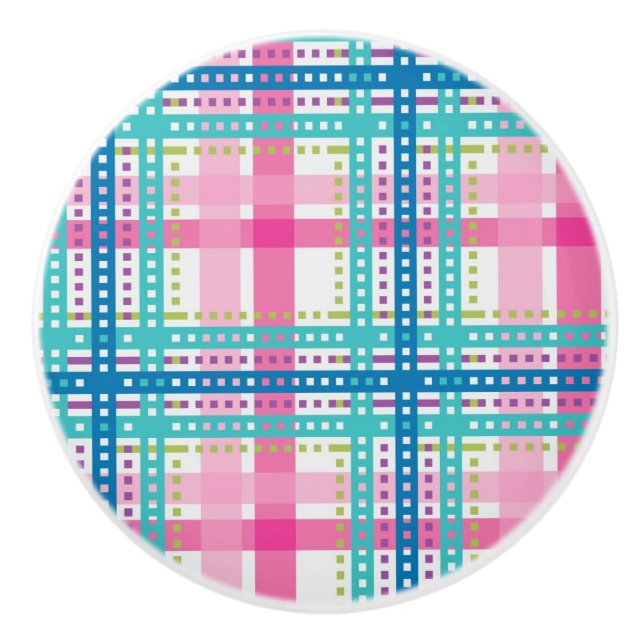 Tartan plädmönster knopp (Framsidan)