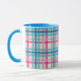 Tartan plädmönster mugg
