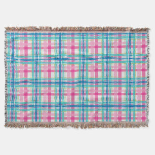 Tartan plädmönster mysfilt