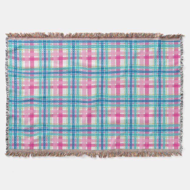 Tartan plädmönster mysfilt (Framsidan)