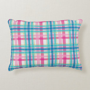 Tartan plädmönster prydnadskudde