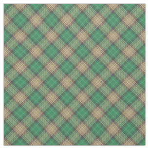 Tartan plaid grönt och grått retro mönster skotska tyg