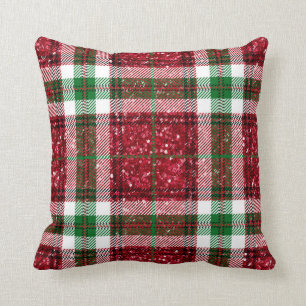 Tartan-plaid jul Dekorativ kudde