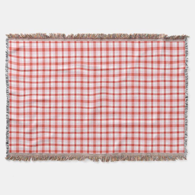 Tartan plaid mönster mysfilt (Framsidan)