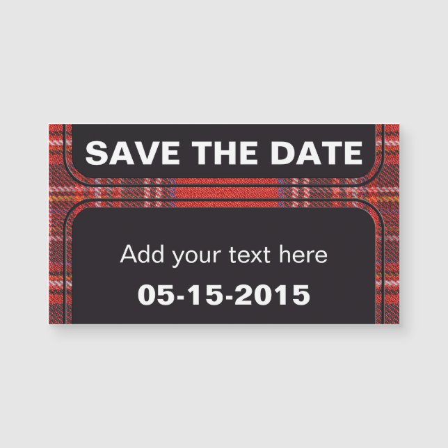 Tartan plaid mönster royal röd väv (Framsida)