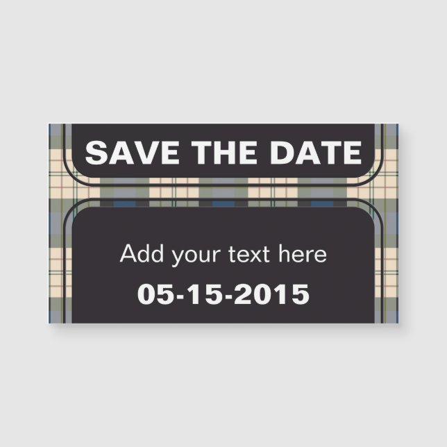 Tartan plaid mönster - traditionell blå beige (Framsida)