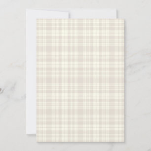 Tartan Play Cream & Beige nr 66 Julkort