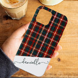 Tartan Play Elegant Script Blue Namn<br><div class="desc">Trädgårdsfodral, personlig med ditt namn i handskrivet skript i elegant. Designad för iPhone 13 Pro Max men passar många andra modeller. Om du väljer en annan modell kan du kontrollera att designen fortfarande ser underbar ut i förhandsvisningen och vid behov tveka (klicka på "anpassa ytterligare" eller meddela mig om du...</div>