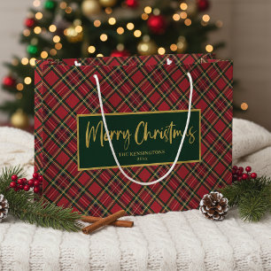 Tartan Play Guld Script God jul