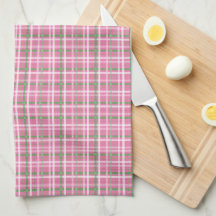 Tartan Play i Rosa, Grönt och vitt