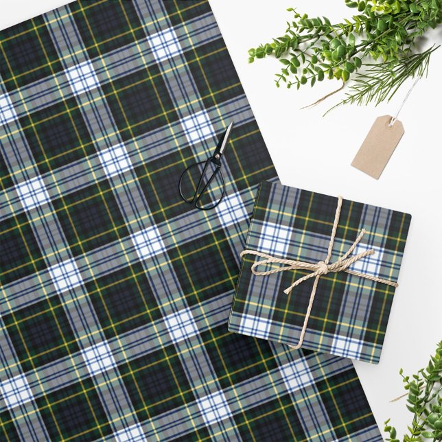 Tartan Play Klan Gordon Scottish Mönster Presentpapper (Clan Gordon Tartan Plaid Rustic  Elegant Wrapping Paper)