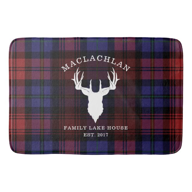 Tartan Play Klan MacLachlan Family Sjö House Badrumsmatta (Framsidan)