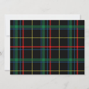 Tartan Play Masculine Inbjudningar