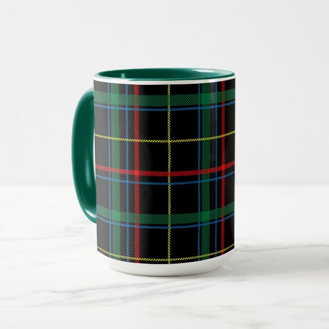 Tartan Play Mönster, Grönt Mugg (Framsida vänster)