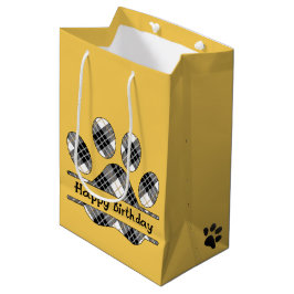Tartan Play Paw Skriv ut på Guld