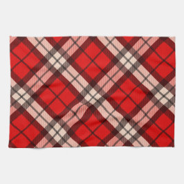 Tartan Red Play Kitchen Towel Kökshandduk