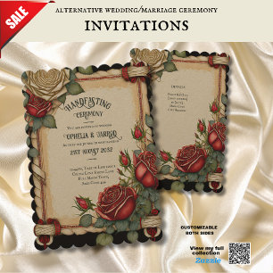 TARTAN RO HANDFASTING CEREMONY INVITATIONS INBJUDNINGAR