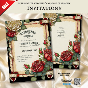 TARTAN RO HANDFASTING CEREMONY INVITATIONS INBJUDNINGAR