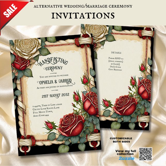 TARTAN RO HANDFASTING CEREMONY INVITATIONS INBJUDNINGAR (Skapare uppladdad)