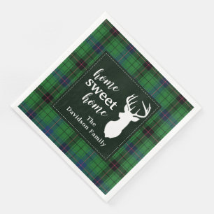 Tartan Rustic Retro Davidson Play Helgdag Pappersservett