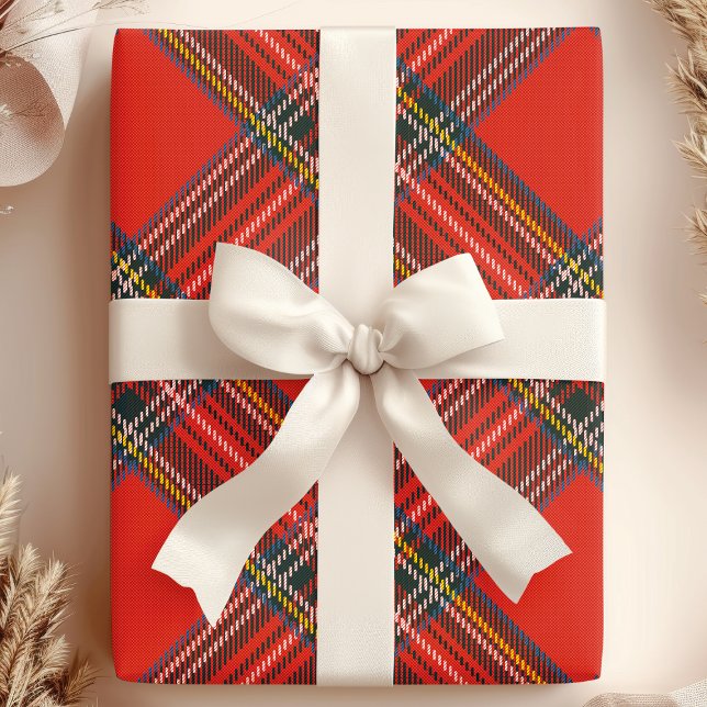 Tartan-rutig jul presentpapper (Skapare uppladdad)
