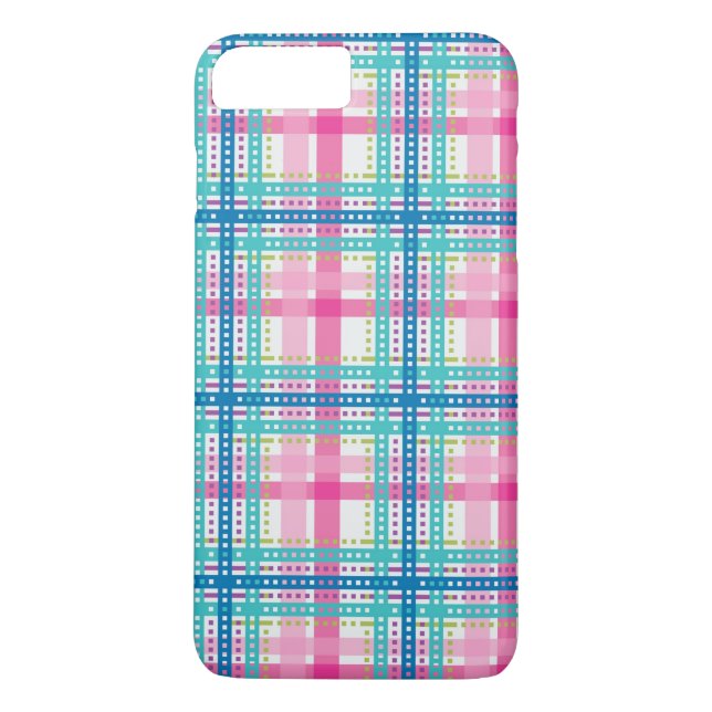 Tartan, rutig mönster Case-Mate iPhone skal (Baksida)