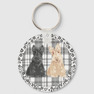 Tartan Scotties Nyckelring