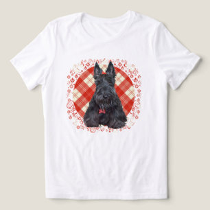Tartan Skotsk terrier T Shirt