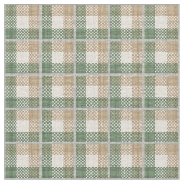 Tartan Tyg (Närbild)